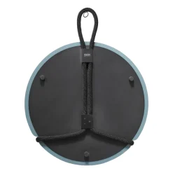 Lasso mirror round, clear-black