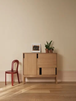 Layer sideboard, Oak, 120x110, with legs