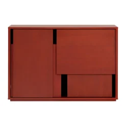 Layer sideboard, Red, 120x82 cm
