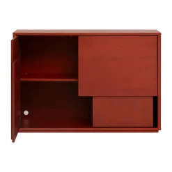 Layer sideboard, Red, 120x82 cm