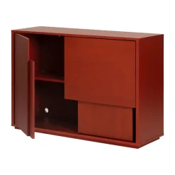 Layer sideboard, Red, 120x82 cm