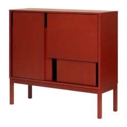 Layer sideboard, Red, 120x110, with legs