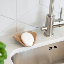 Leaf™ Soap Dish with Drainage 11.5x11.5 cm, Willow