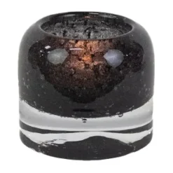 Leah candle lantern Ø7.5 cm, Black