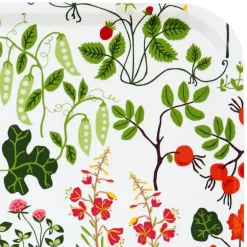 Leksand tray 20x27 cm, white
