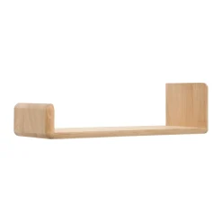 Level wall shelf, Oak, 55x18x9 cm