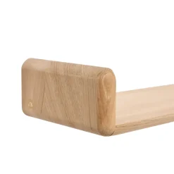 Level wall shelf, Oak, 55x18x9 cm