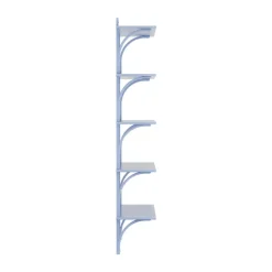 Levi shelf 5 shelves, ILKE Blue-brass, 90 cm