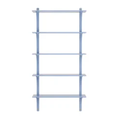 Levi shelf 5 shelves, ILKE Blue-brass, 90 cm