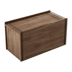 Lid to storage box 28x60 cm, Smoked oak