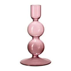 Like home candlestick 13.5 cm, Grape