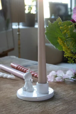 Lilla My candle holder ceramic, White