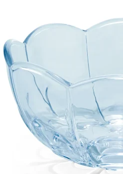 Lily candle holder Ø7 cm, Blue iris