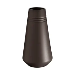 Lines vase 22 cm, Brown