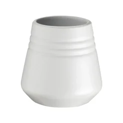 Lines vase 8 cm, White