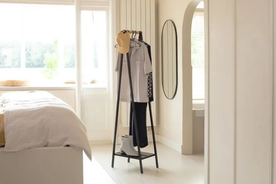 Linn clothes rack compact, Black