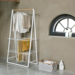 Linn clothes stand large, White