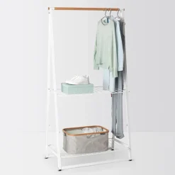 Linn clothes stand large, White