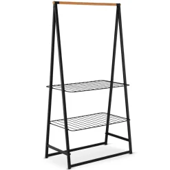 Linn clothes stand large, Black