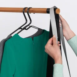 Linn clothes stand large, Black