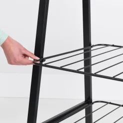 Linn clothes stand large, Black