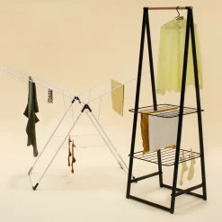 Linn clothes stand small, Black
