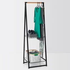 Linn clothes stand small, Black