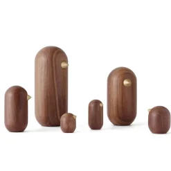 Little Bird figure walnut, 13.5 cm