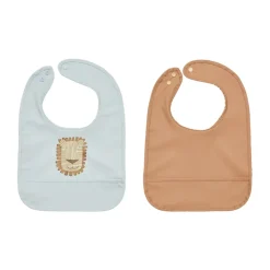 Lobo Lion bib 2 parts, Caramel-ice Blue