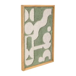 Longton wall decoration 45x65 cm, Green