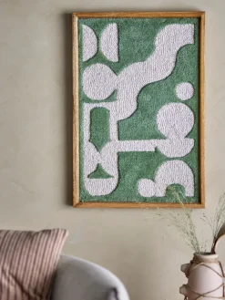 Longton wall decoration 45x65 cm, Green
