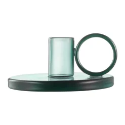 Loop candle holder Ø11 cm, Teal