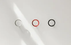 Loop hook medium Ø7.8 cm, Black