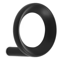Loop hook small Ø4.4 cm, Black