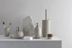 Lotus ceramic toilet brush, Sand