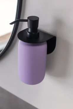 Lotus soap dispenser high, Light lilac