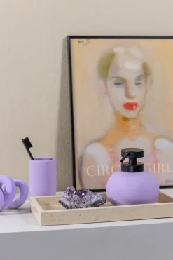 Lotus soap dispenser, Light lilac