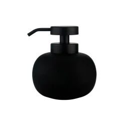 Lotus soap dispenser low, Black