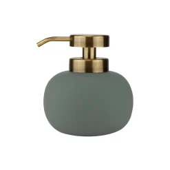 Lotus soap dispenser low, Frost green