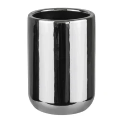 Lotus tooth brush holder, Chrome