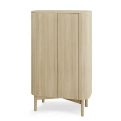 Loud tall cabinet 143 cm, Light oiled oak
