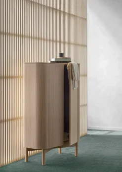 Loud tall cabinet 143 cm, Light oiled oak