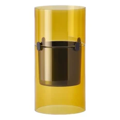 Lucie oil lamp 17.5 cm, Amber