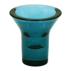 Lumi candlestick 8 cm, Petrol Blue