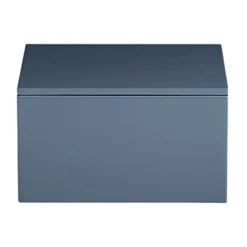 Lux lacquered storage box 19x19x10.5 cm, Blue indigo
