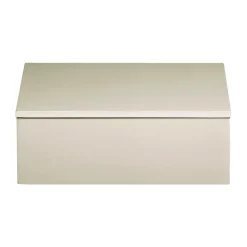 Lux lacquered storage box 19x19x7 cm, Latte