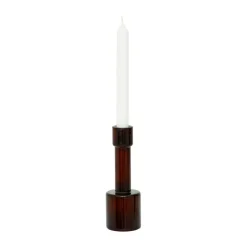 Lyla B candle holder 19 cm, Brown