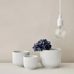 Lyngby flower pot white, Ø14,5 cm