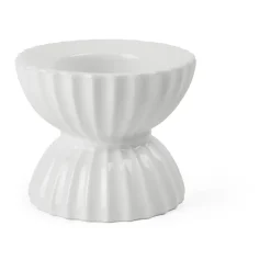 Lyngby Tura tealight holder Ø8 cm, White
