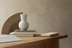 Lyngby Tura vase white, 18 cm